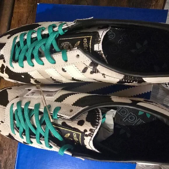 Adidas Originals Women's SL 72 OG Sneakers Cow Print JR1639 Size 9 US NEW - Picture 8 of 14